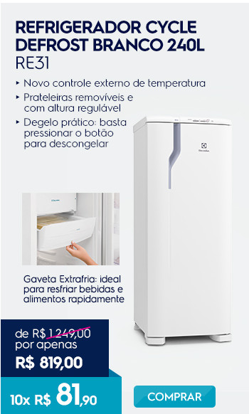 Freezer Cycle Defrost branco 240L RE31