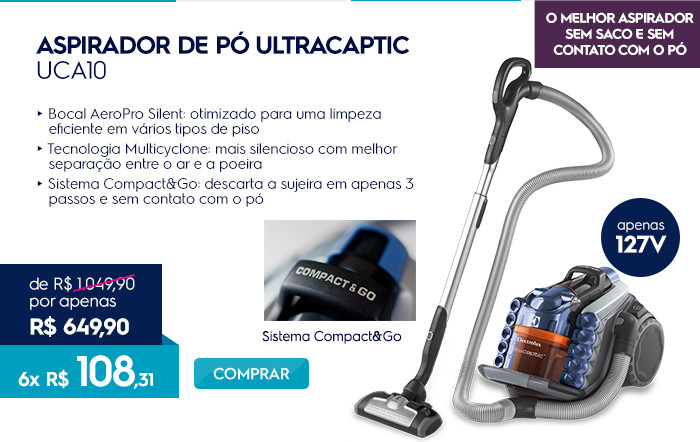 Aspirador de p� Ultracaptic UCA10