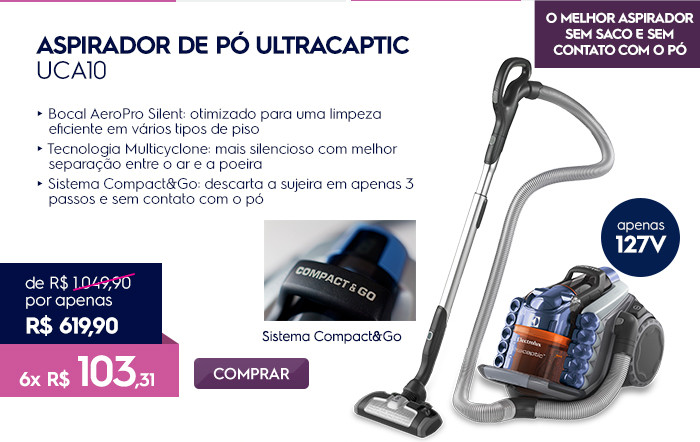 Aspirador de p� Ultracaptic UCA10