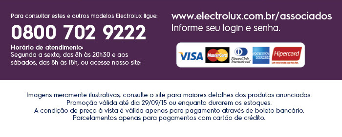 www.electrolux.com.br/associados