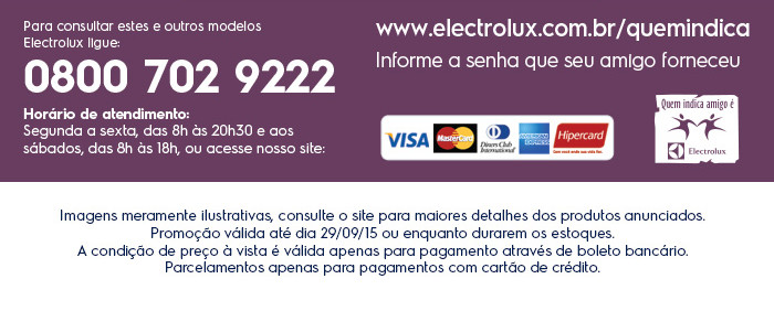 www.electrolux.com.br/quemindica