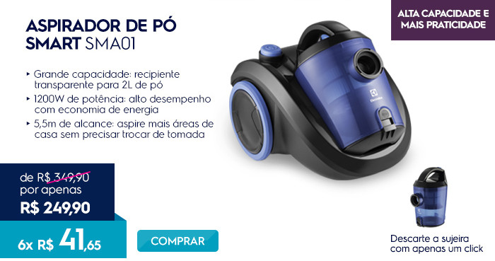 Aspirador de p� Smart SMA01