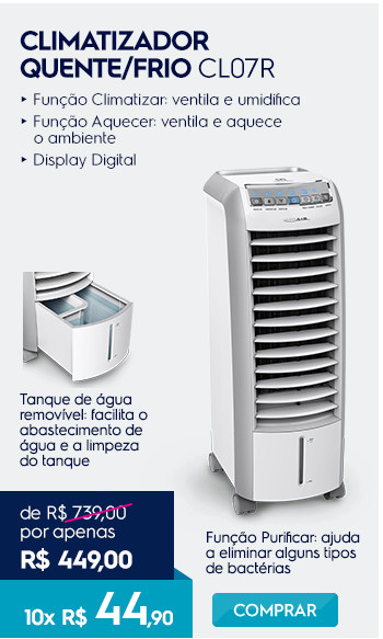 Climatizador quente/frio CL07R